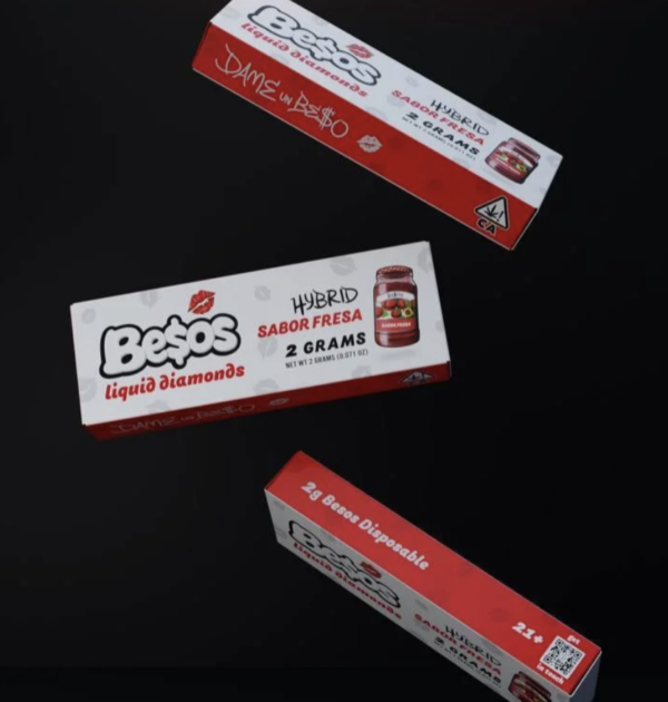 Besos Disposable Sabor Fresa